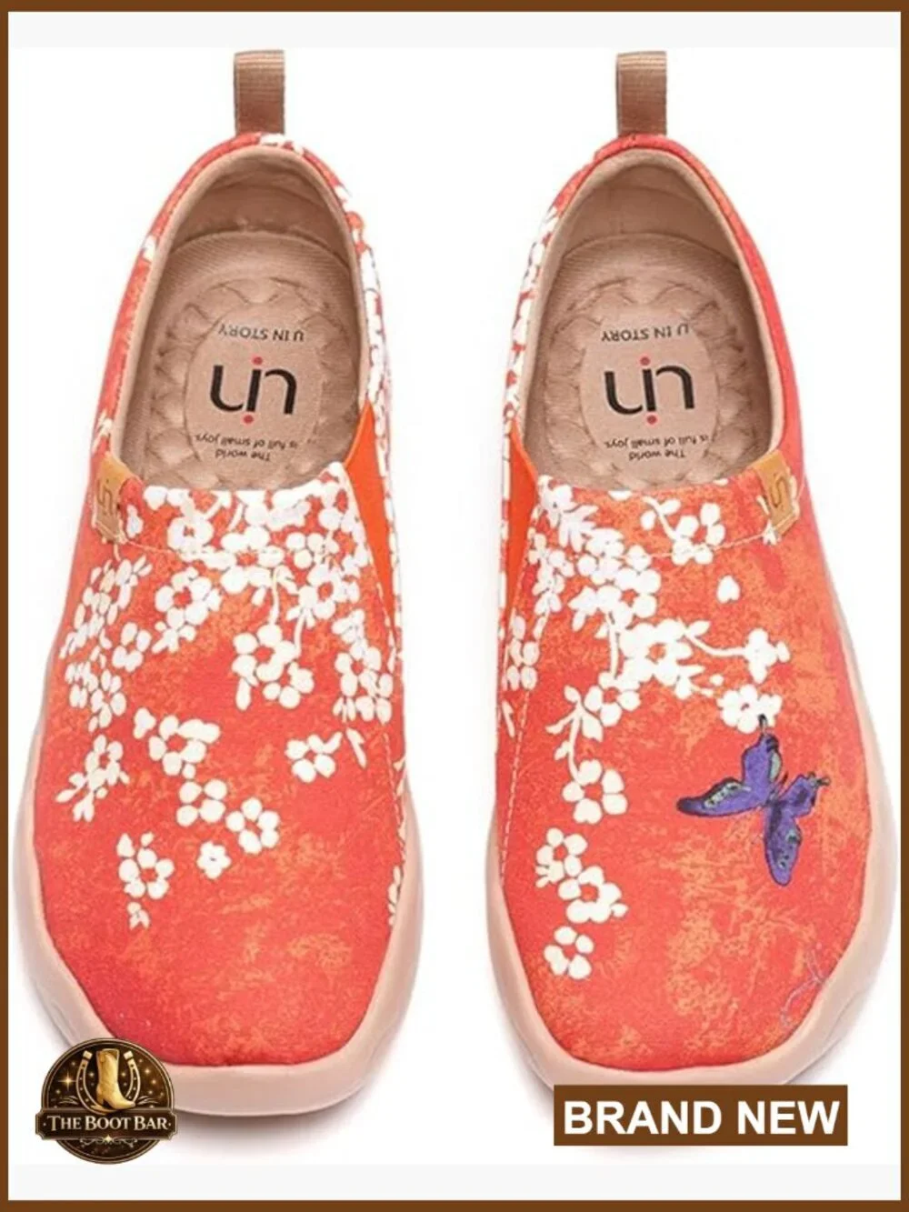 Floral Slip-On Loafers Lightweight Canvas Casual Comfortable Travel Shoes